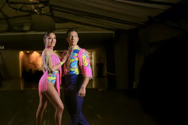 Ernesto y Maritza en el escenario